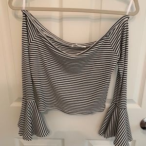 Striped off the Shoulder Top